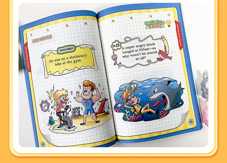 【TIKBOOKS】A collection of brain teasers and riddles for children, a fun and educational book to exercise the mind.