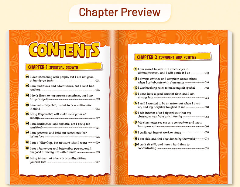 【TIKBOOKS】Children's comic psychology Elementary school students' books for educational growth full-color comic books Paperback