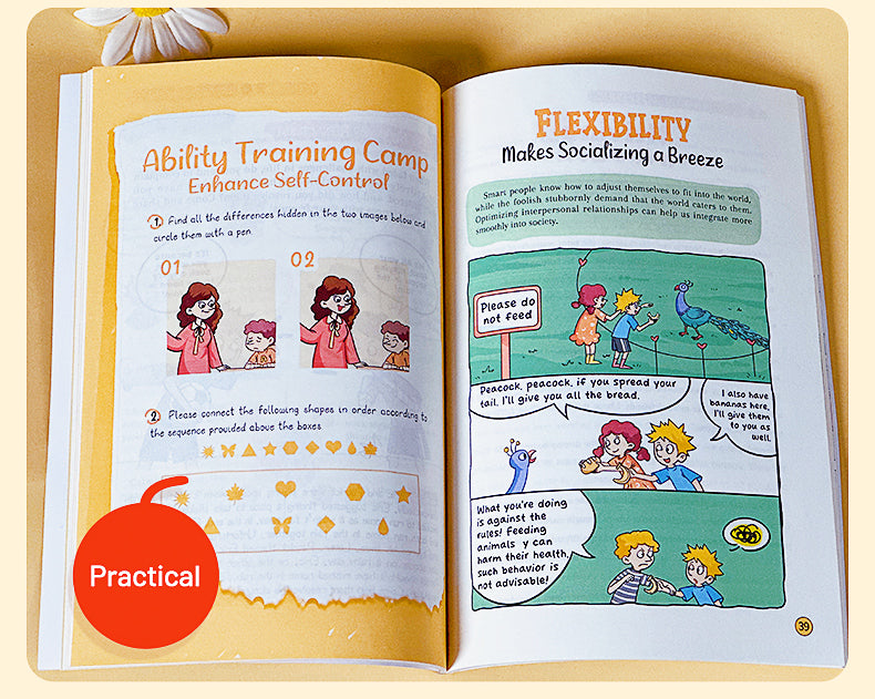 【TIKBOOKS】Entertaining Comics An introductory Book on Flexible Thinking Children can understand,learn, and apply skillfully