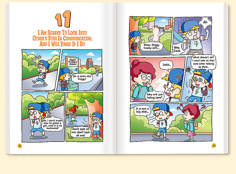 【TIKBOOKS】Children's comic psychology Elementary school students' books for educational growth full-color comic books Paperback