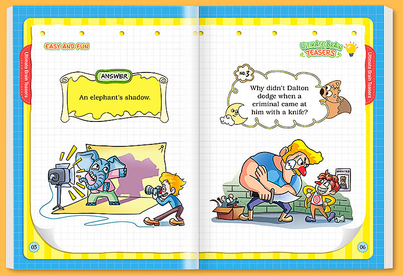 【TIKBOOKS】A collection of brain teasers and riddles for children, a fun and educational book to exercise the mind.