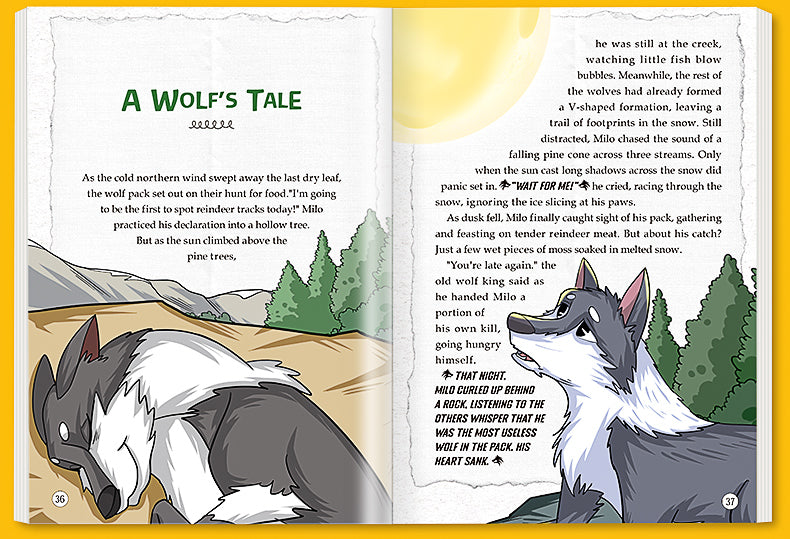 【TIKBOOKS】The Way of the Wolf: Cultivate a Winner’s Mindset and Build Unshakable Inner Strength (Caricature: The Wolf Code)
