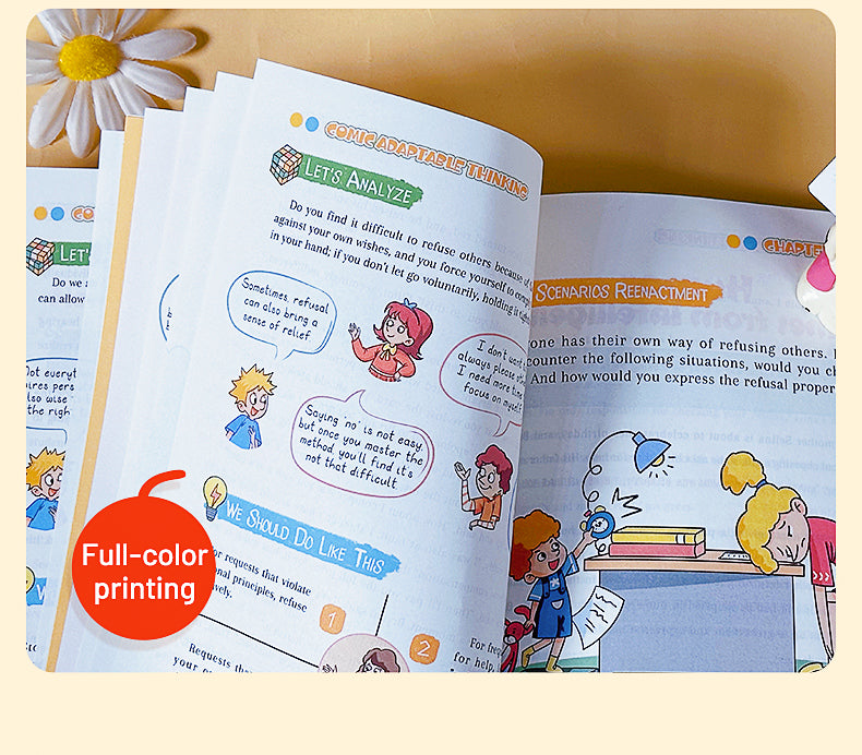 【TIKBOOKS】Entertaining Comics An introductory Book on Flexible Thinking Children can understand,learn, and apply skillfully