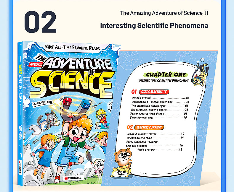 【TIKBOOKS】Science in Comics: Fun & Engaging Introduction for Kids - Learn Smart, Lead Tomorrow