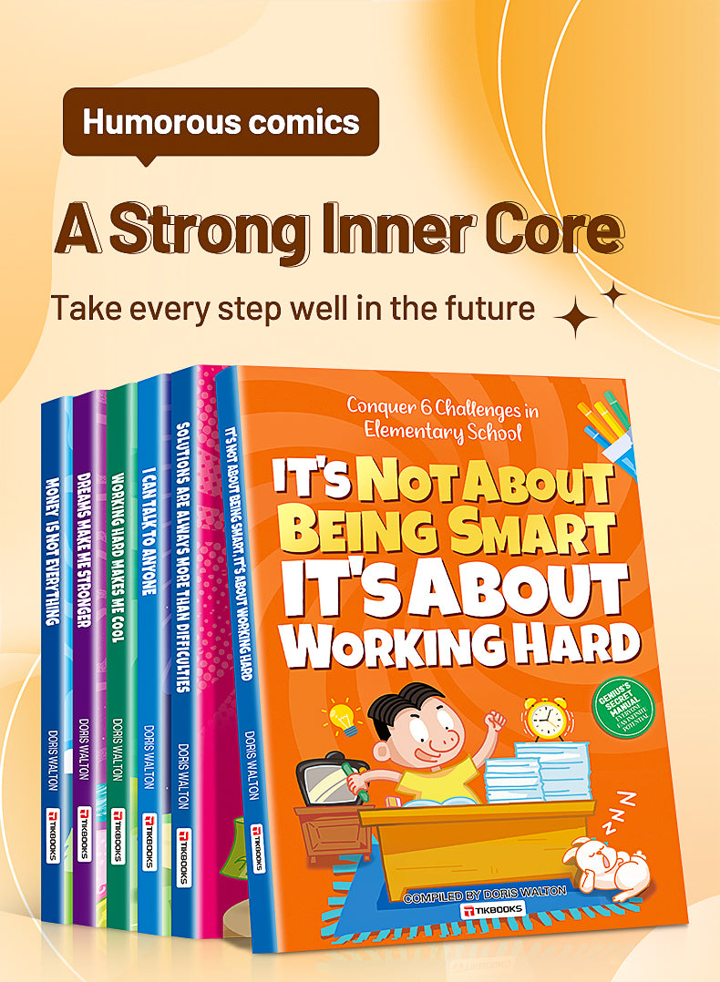【TIKBOOKS】Brave six levels, overcome six challenges, and become a top student. Study hard and work hard makes me cool Paperback – Picture Book, May 27, 2025 by Doris Walton (Author)