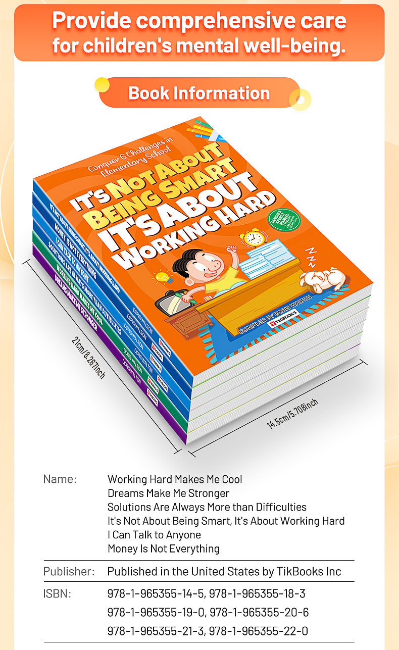 【TIKBOOKS】Brave six levels, overcome six challenges, and become a top student. Study hard and work hard makes me cool Paperback – Picture Book, May 27, 2025 by Doris Walton (Author)