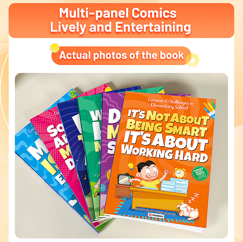 【TIKBOOKS】Brave six levels, overcome six challenges, and become a top student. Study hard and work hard makes me cool Paperback – Picture Book, May 27, 2025 by Doris Walton (Author)