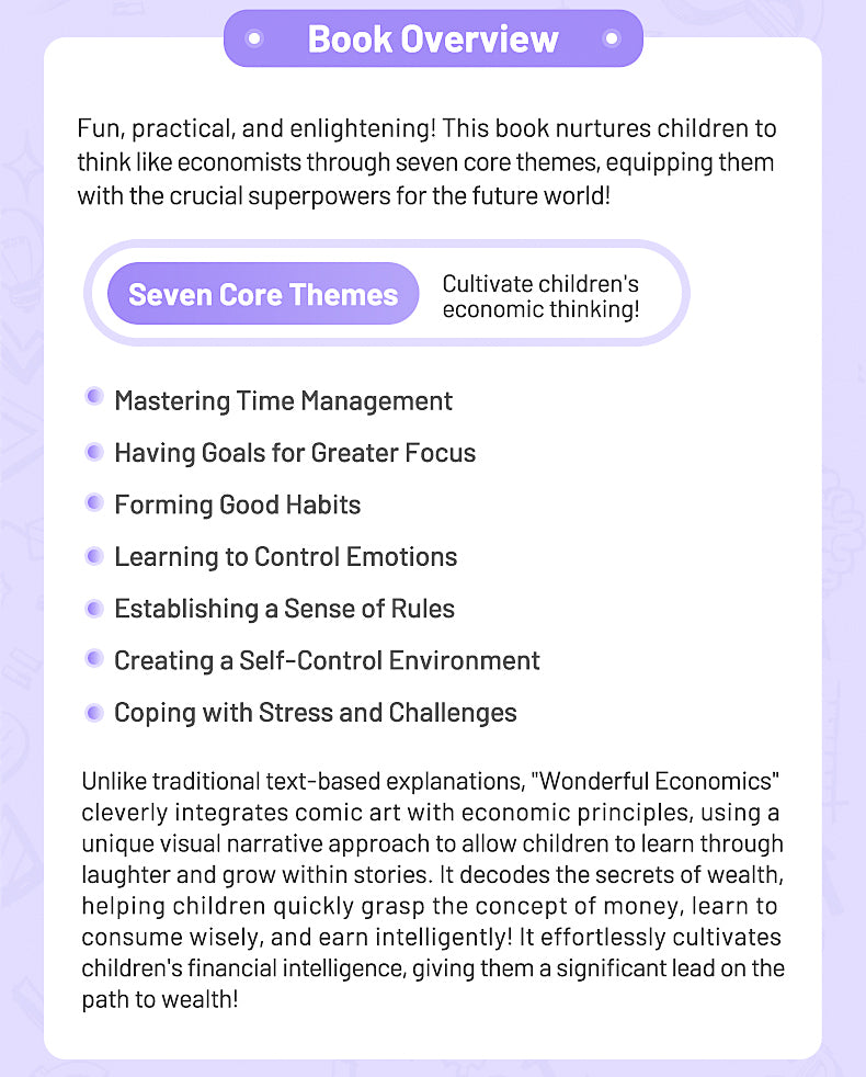 【TIKBOOKS】Comic Economics for Kids Wealth Knowledge Books for Kids Money Thinking Cultivation Comic Version Paperback – Picture Book, May 27, 2025