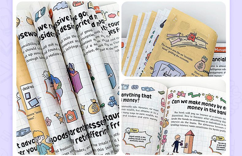 【TIKBOOKS】Comic Economics for Kids Wealth Knowledge Books for Kids Money Thinking Cultivation Comic Version Paperback – Picture Book, May 27, 2025