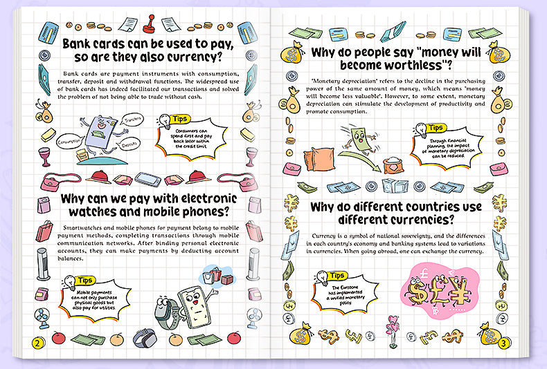 【TIKBOOKS】Comic Economics for Kids Wealth Knowledge Books for Kids Money Thinking Cultivation Comic Version Paperback – Picture Book, May 27, 2025