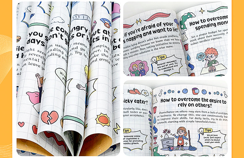 【TIKBOOKS】Comic fun white control ability enlightenment book.Comic Fun self-control children’s enlightenment book to improve self-control to achieve self-growth Paperback – Picture Book, May 27, 2025