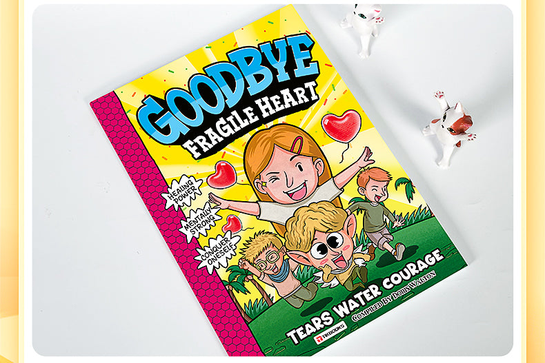 【TIKBOOKS】Goodbye, glass-hearted children's picture books, popular science comics, elementary school students' extracurricular reading books, children's spiritual growth books