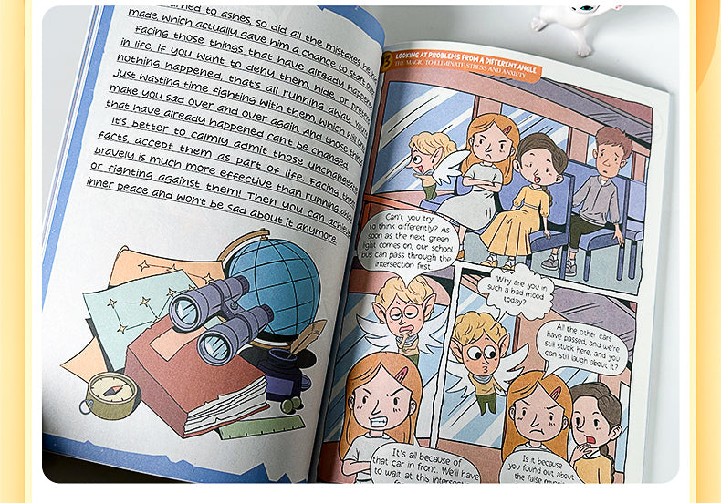 【TIKBOOKS】Goodbye, glass-hearted children's picture books, popular science comics, elementary school students' extracurricular reading books, children's spiritual growth books