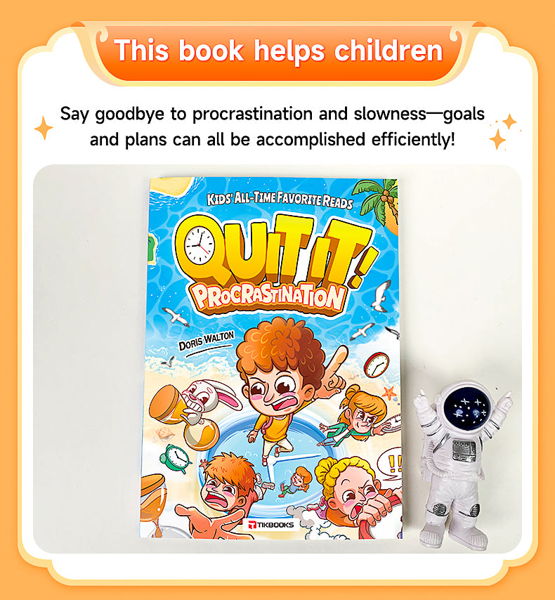 【TIKBOOKS】Beat Procrastination: The Complete System to Help Your Child Outperform 90% of Peers Paperback – Picture Book, January 1, 2023