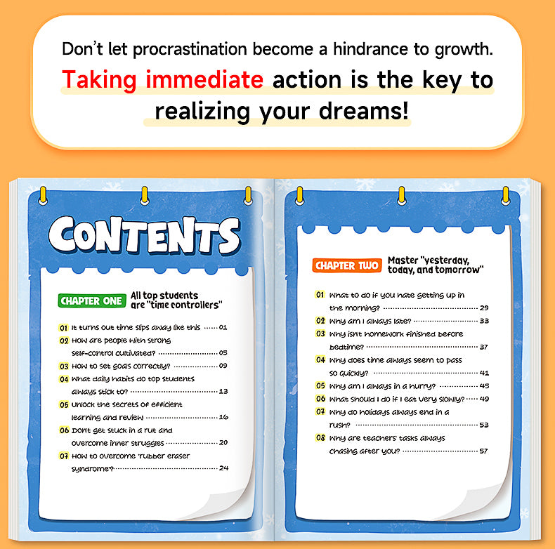 【TIKBOOKS】Beat Procrastination: The Complete System to Help Your Child Outperform 90% of Peers Paperback – Picture Book, January 1, 2023