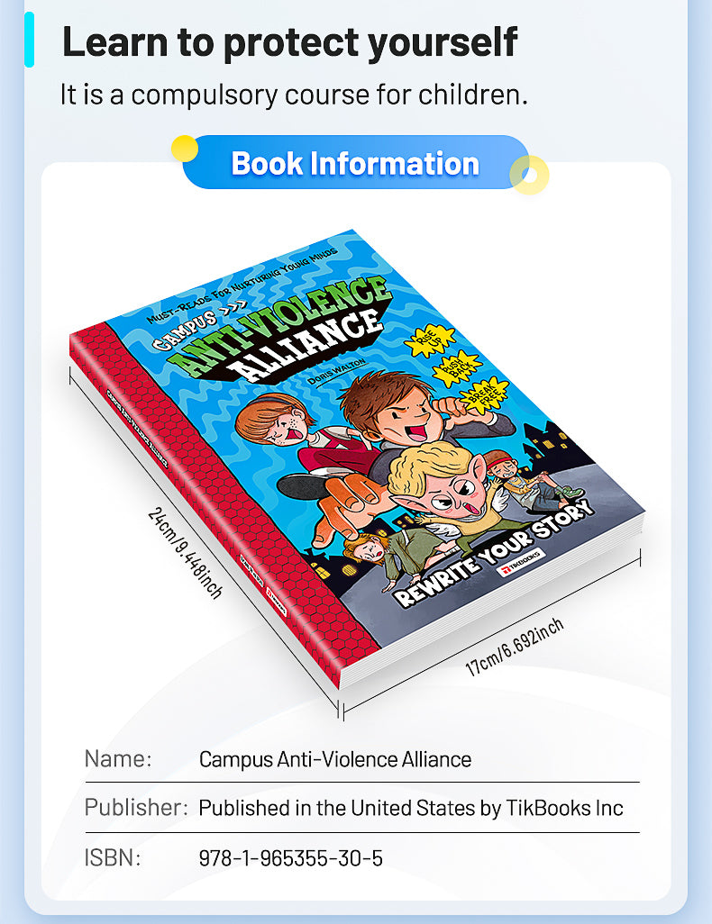 【TIKBOOKS】Campus Anti-Violence Coalition - Nurturing Your Child's Mind with Essential Resources for Mental Health and Support
